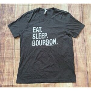 Kentucky Bourbon Trail Eat Sleep Bourbon T Shirt Black Size Large L